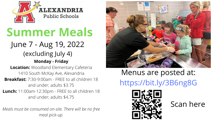  free summer meals graphic